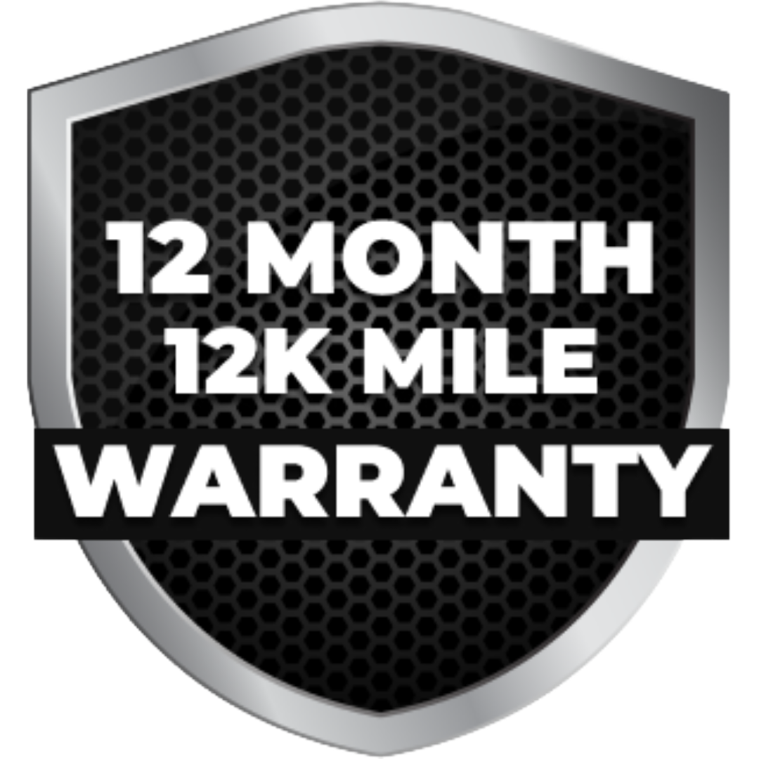 12 Month 12k Mile Warranty Logo | Damson Service Center