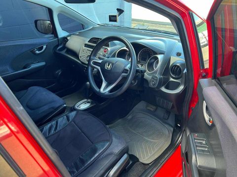 Interior In Red Car — Professional Car Wash in Norville, QLD