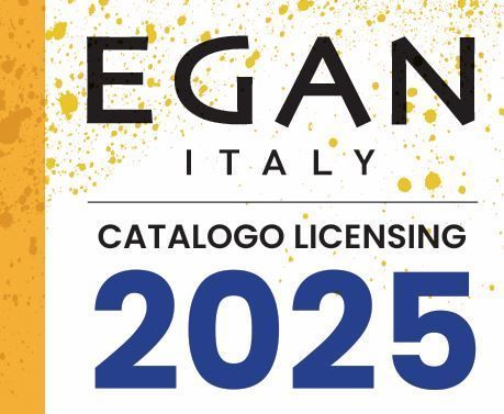 Un poster per il catalogo egan italy licensing 2025