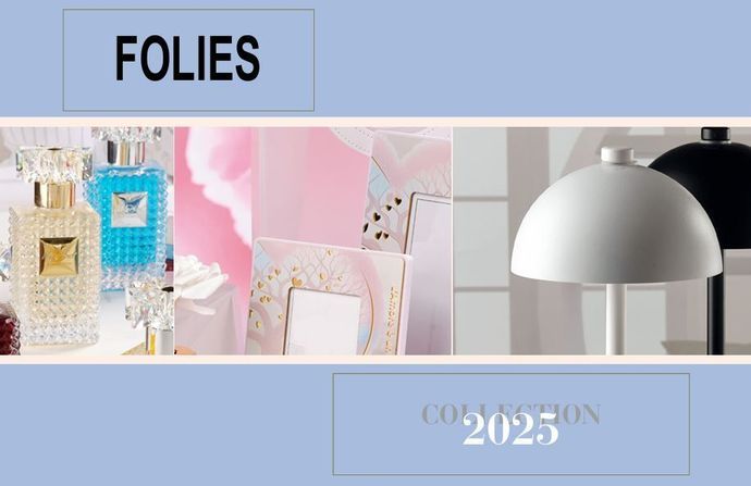 Una collezione di profumi e lampade chiamate folies