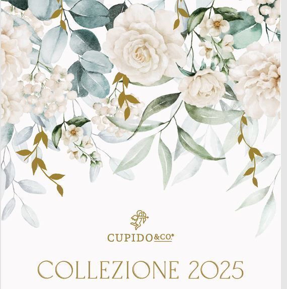 Un manifesto con fiori e foglie che dice collezione 2025