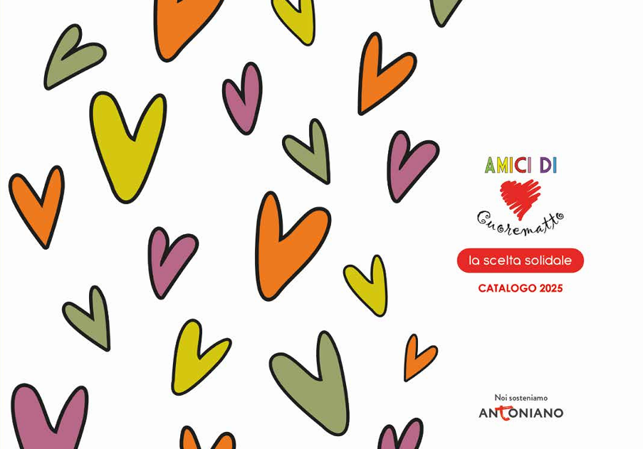 Uno sfondo bianco con cuori colorati e la scritta amici di