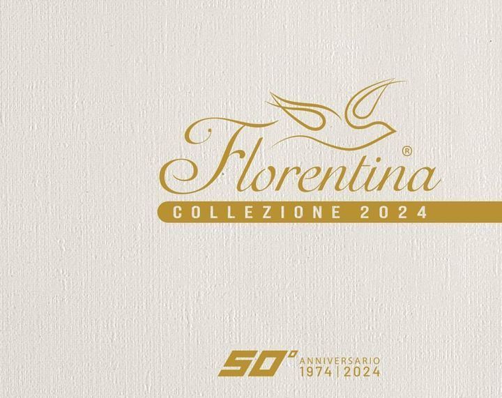 Il logo per florentina collezione 2024 è su sfondo bianco