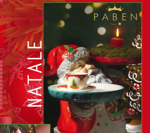 Un biglietto di auguri natalizio con la parola natale sopra