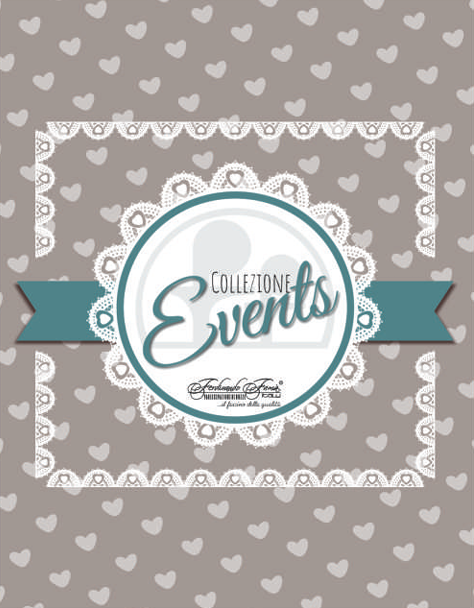 Un cerchio con la parola eventi su di esso