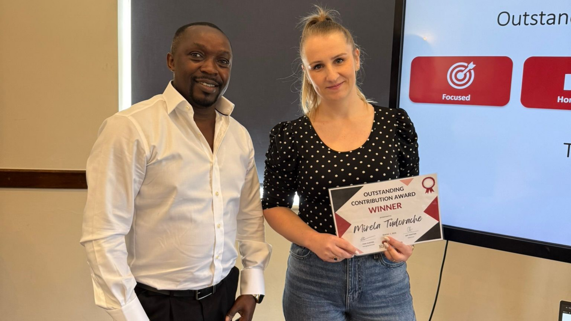 Employee of the Season - Edina Muller