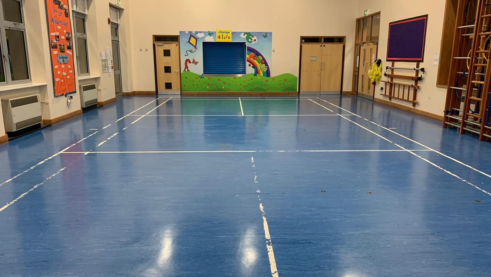 Willowcroft Primary Hall Floor Buff & Polish