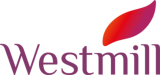 The westmill logo has a red leaf on it.