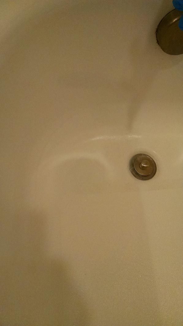 After - Repaired Tub