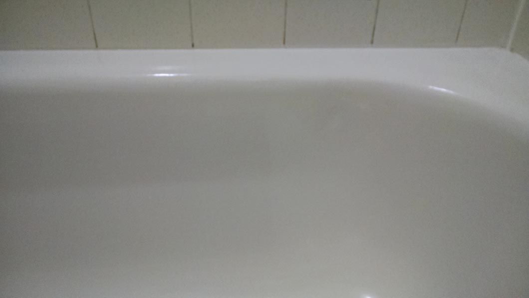 After - Repaired Tub