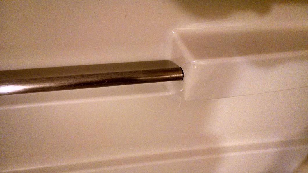 After - Repaired Fiberglass Tub