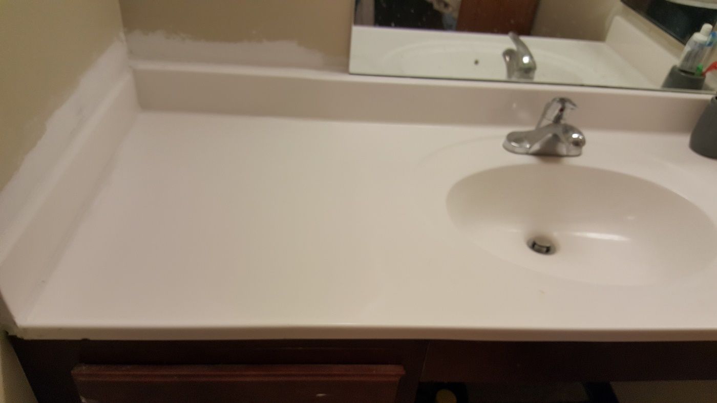 After - Repaired Vanity