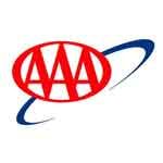 AAA logo: Red oval with 