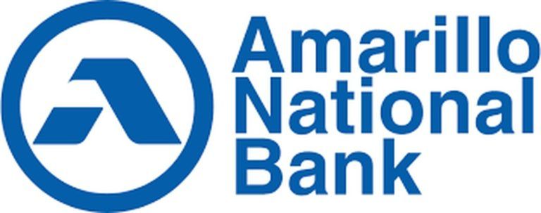 Amarillo National Bank logo: blue circular emblem with 