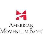 American Momentum Bank logo: Red 