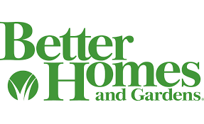 Better Homes & Gardens logo in green and white.