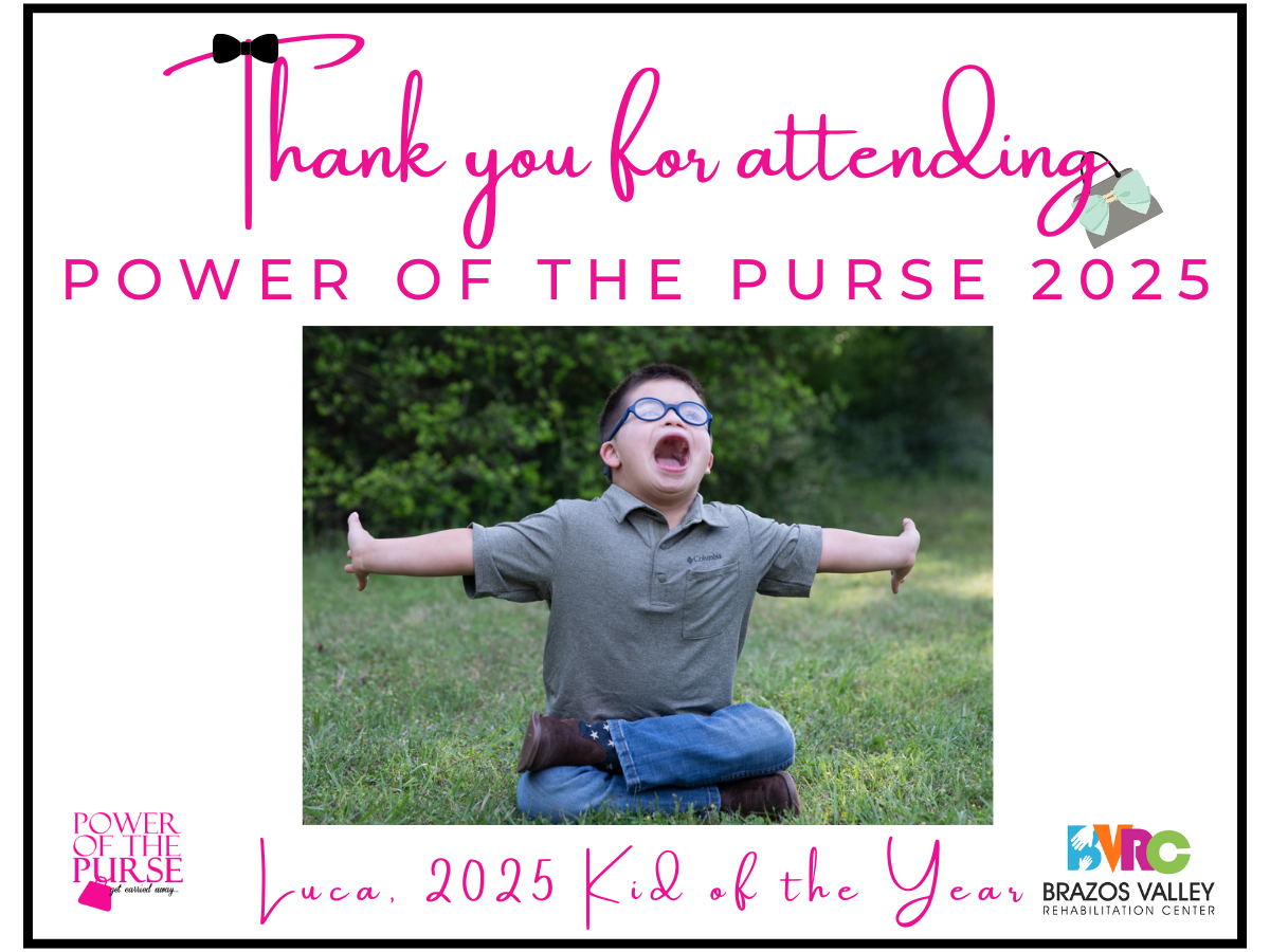 A thank you graphic. Pink text says,