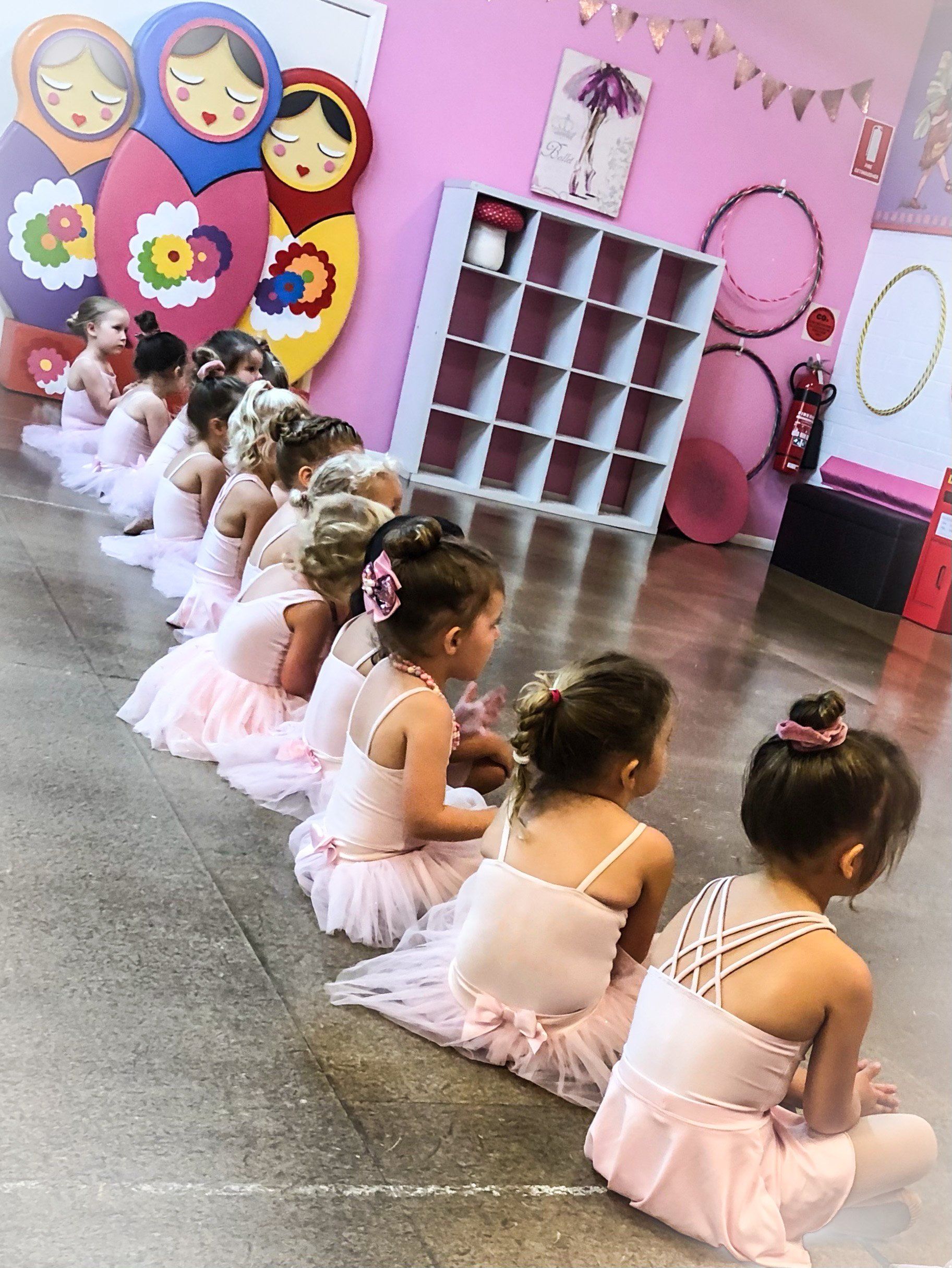 Baby Ballerinas During Class — Dance Classes in Gateshead, NSW