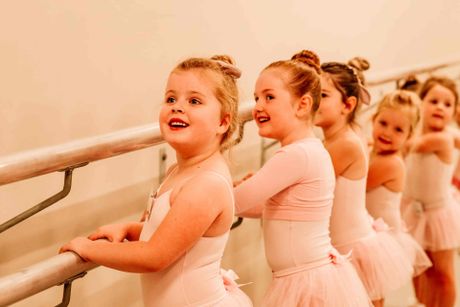 Girls During Ballet Class — Children’s Dance School in Gateshead, NSW