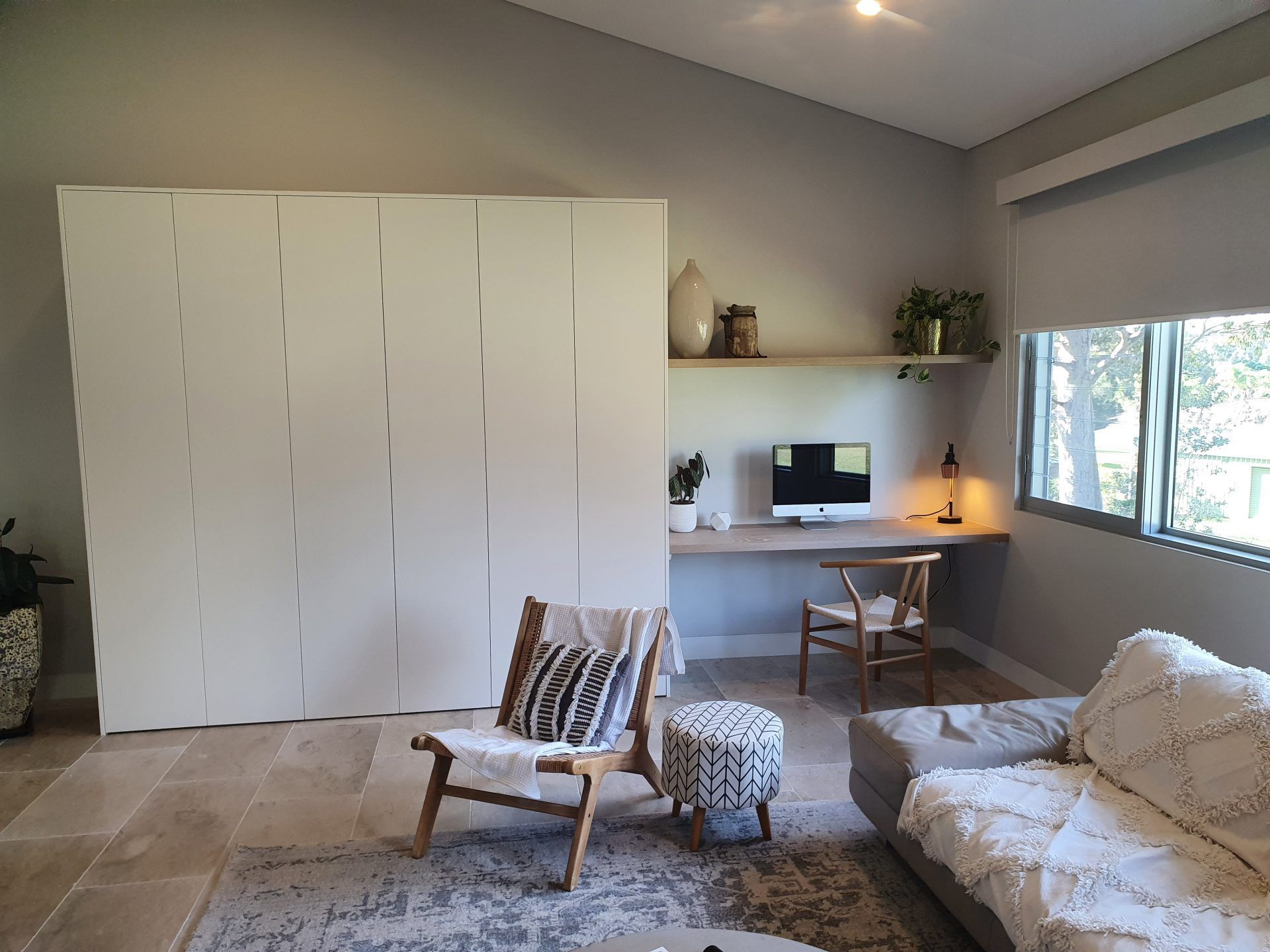 Study Draws Custom Study Room Design Ideas: Custom Built Desks and Storage Solutions