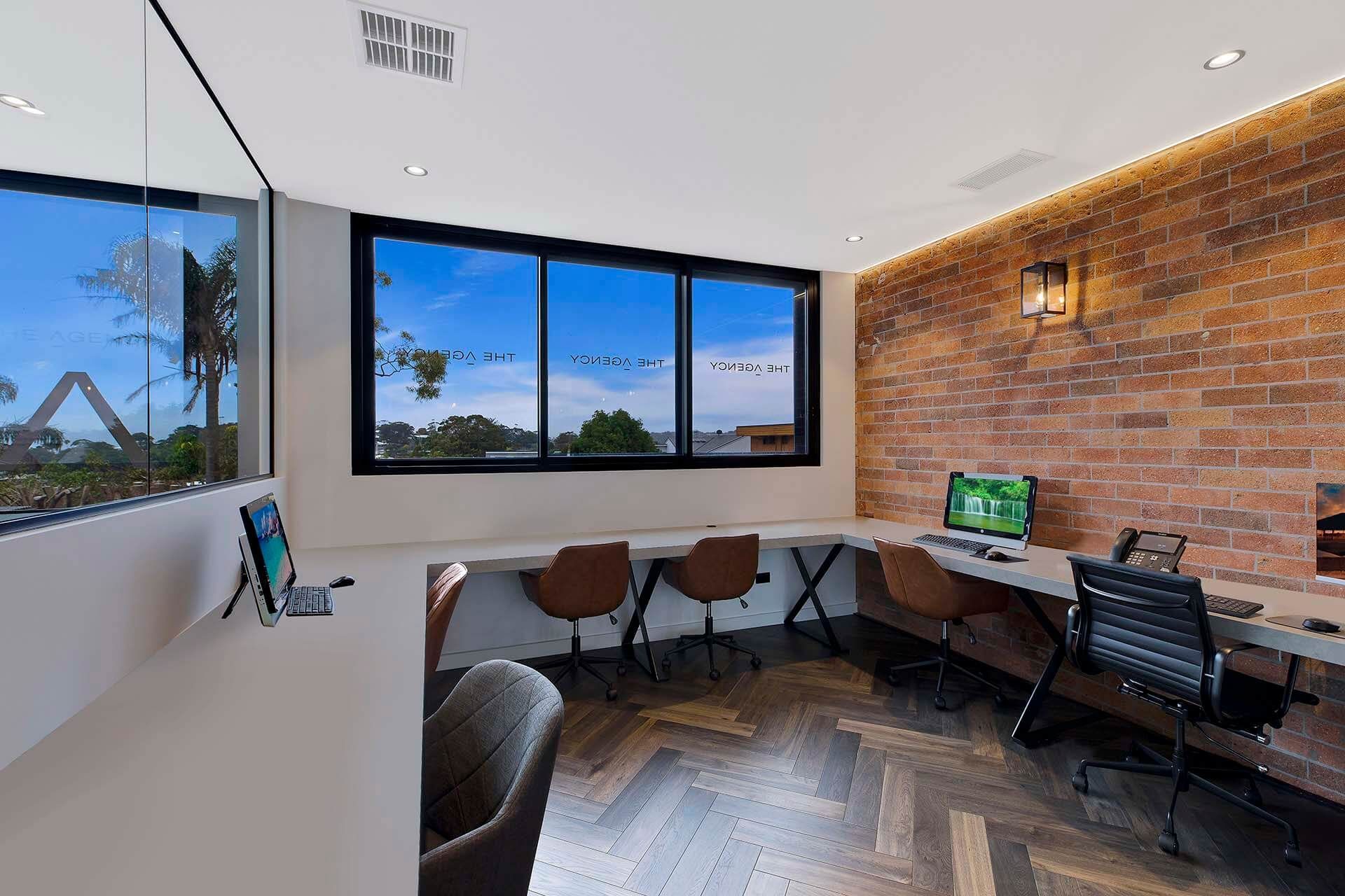 Office With Desks and Chairs — Trim Joinery In Fountaindale, NSW