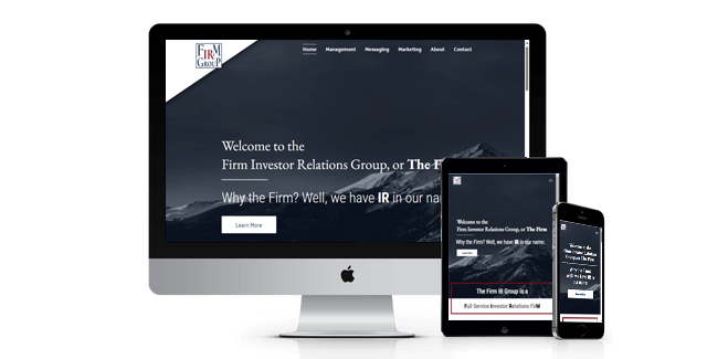 A computer , tablet , and cell phone are displaying a website.