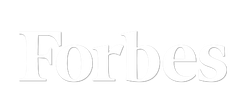 Forbes logo in light gray on a white background