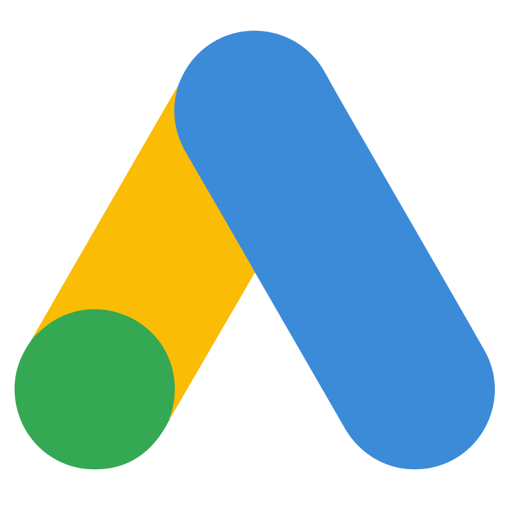 A blue , yellow , and green arrow with a green circle in the middle.