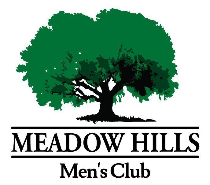 A logo for the meadow hills men 's club
