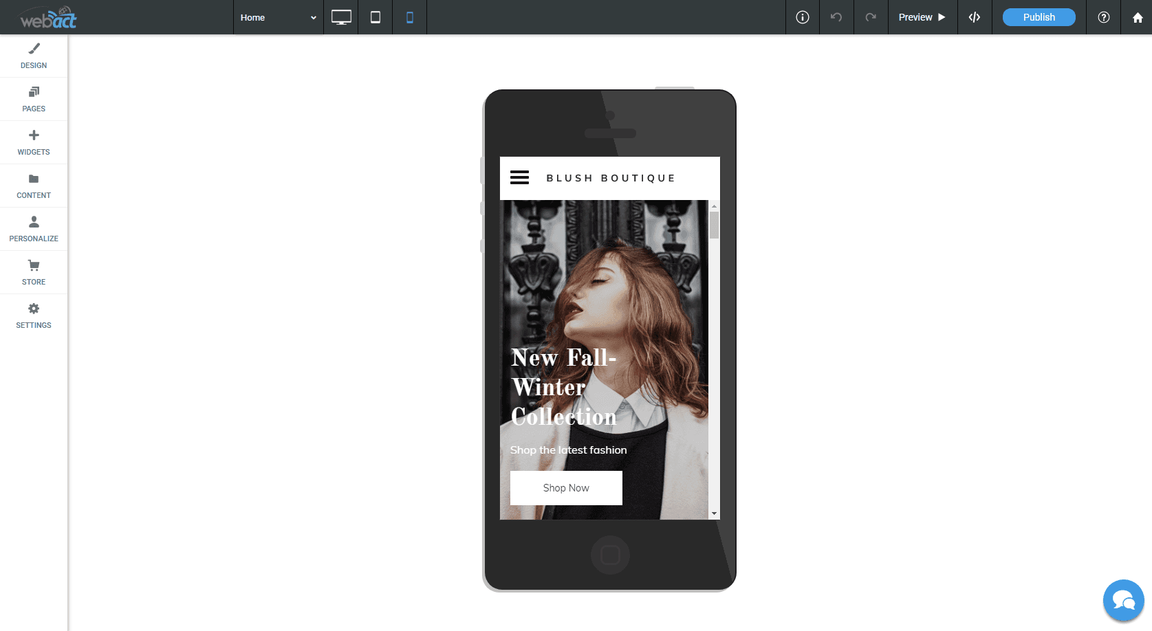 A cell phone with a picture of a woman on the screen.