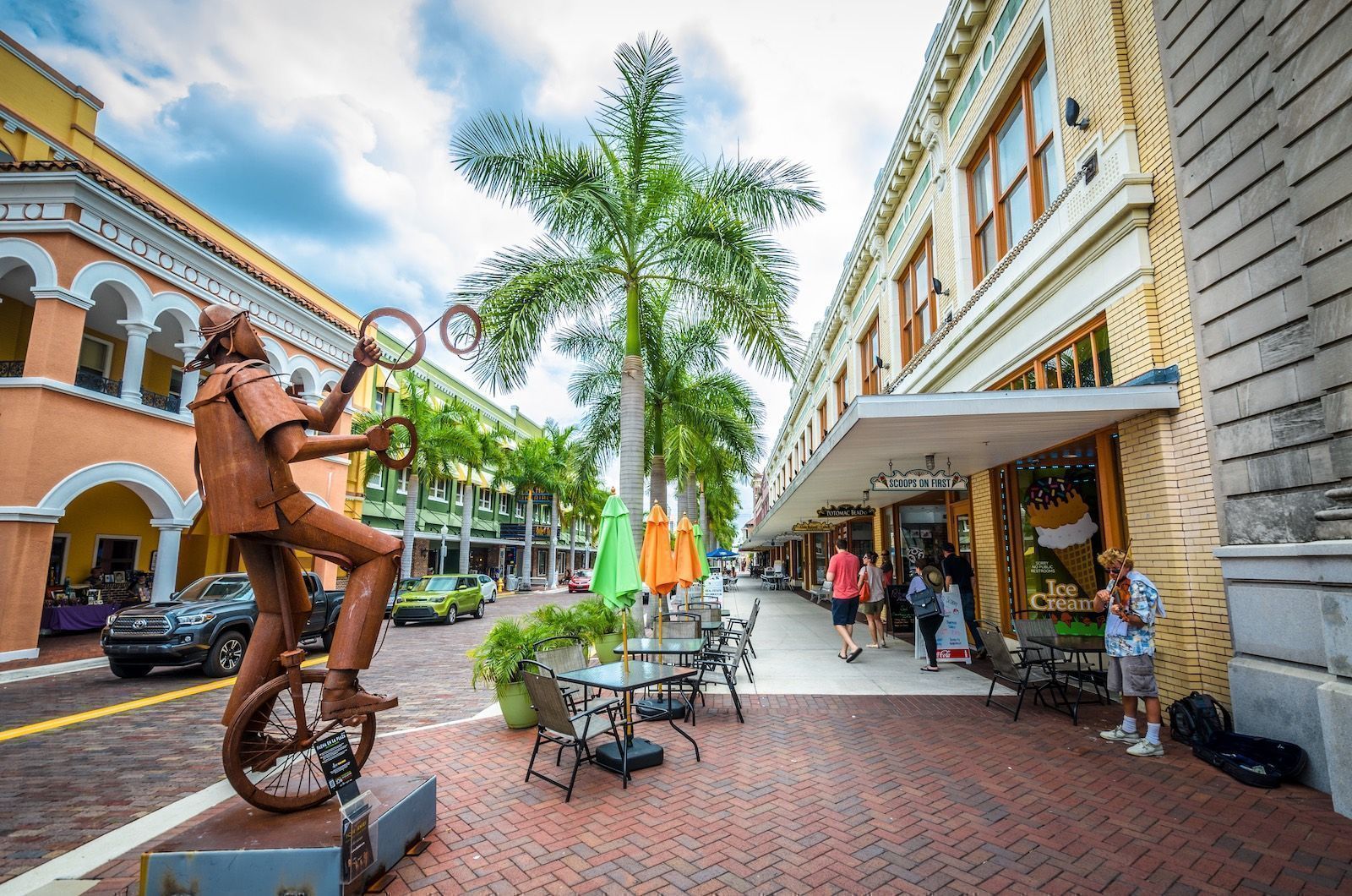 ft myers fl historic district in fort myers Florida 
