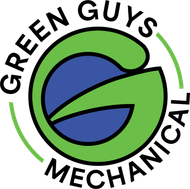 Green Guys Mechanical logo: Geothermal and high-efficiency HVAC experts in Rochester NY