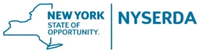 Official NYSERDA logo for a certified contractor authorized to provide NYSERDA heat pump rebates Rochester NY