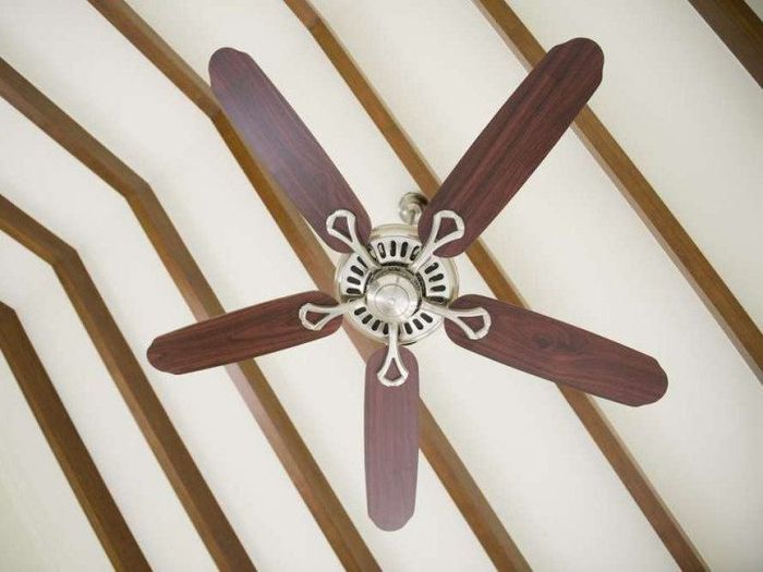 modern wooden ceiling fan vintage style