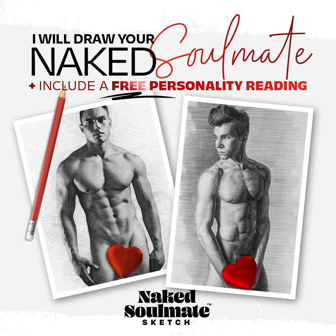 Naked Sketch Drawing of Soulmate