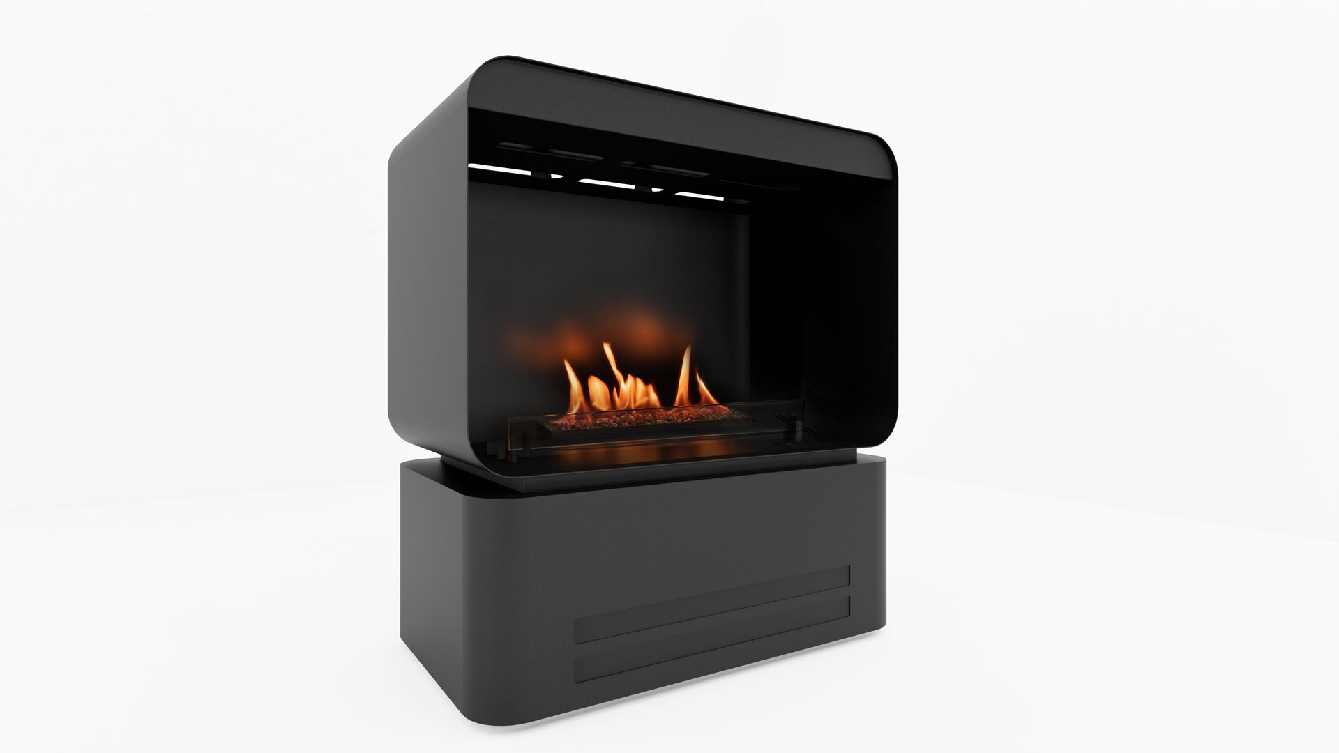 bruciatore a bioetanolo retro planika freestanding