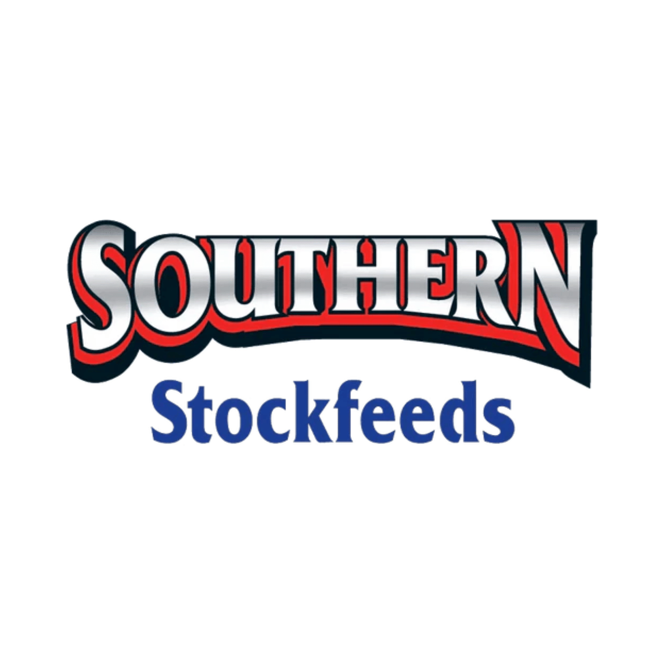 A logo for southern stockfeeds on a white background