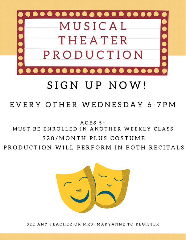 Musical Theater Production — Bensalem, PA — Ginny Lee Dance Studio
