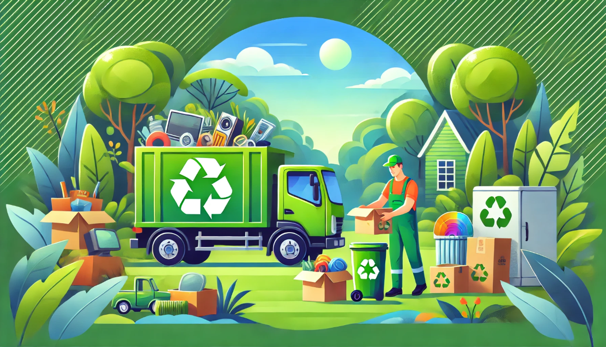 Eco-conscious junk haulers