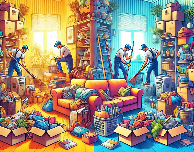 Hoarding cleanup services