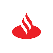 A red circle with a flame in the middle on a white background.