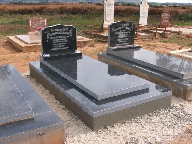 View of a grave after repair work
