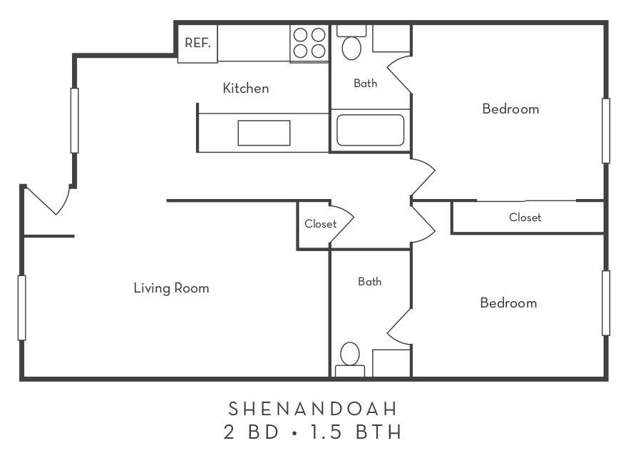 Floor plan labeled 
