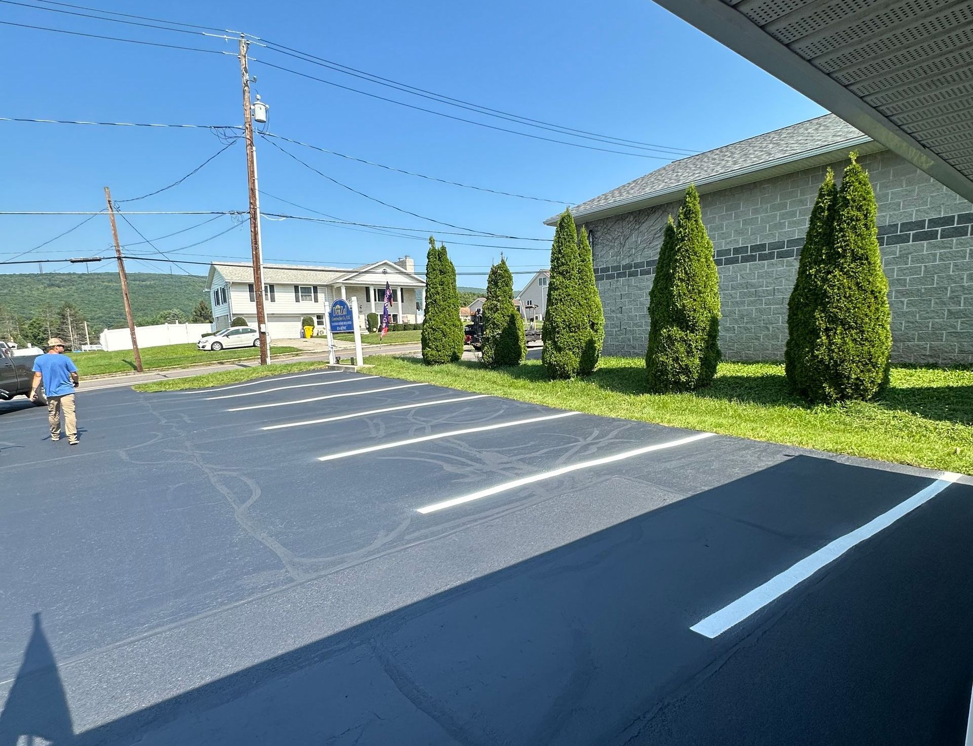 Line Stripe Painting in Olyphant, PA