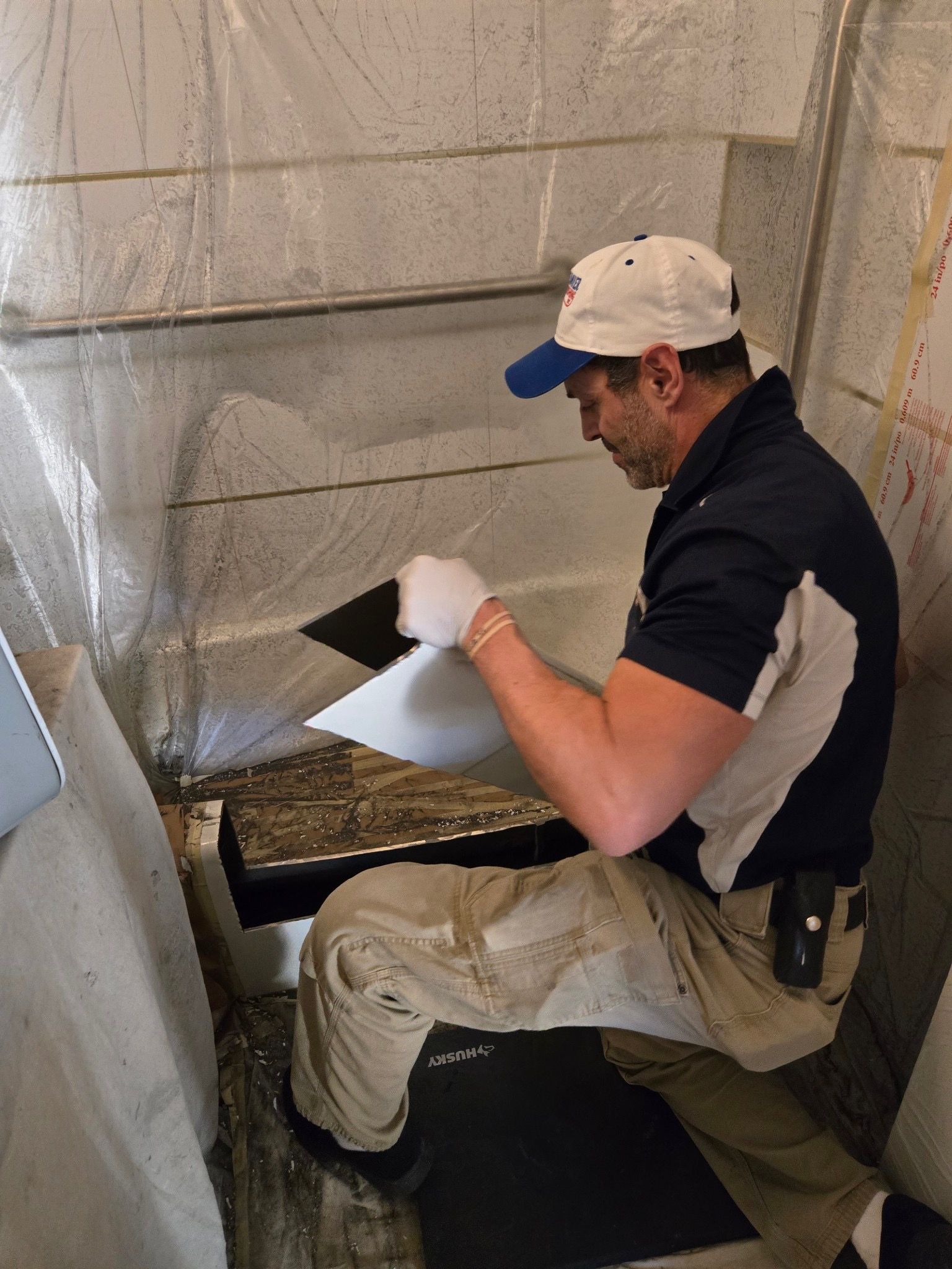 A bathroom with a bathtub and a walk in shower.