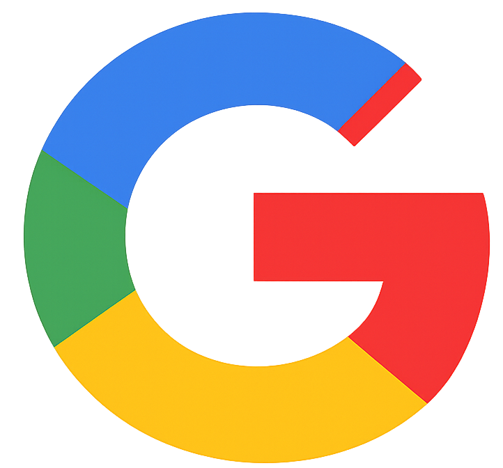 Le logo de Google, représentant la lettre G segmentée en sections bleues, rouges, jaunes et vertes sur fond blanc.