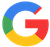 Le logo de Google, représentant la lettre G segmentée en sections bleues, rouges, jaunes et vertes sur fond blanc.