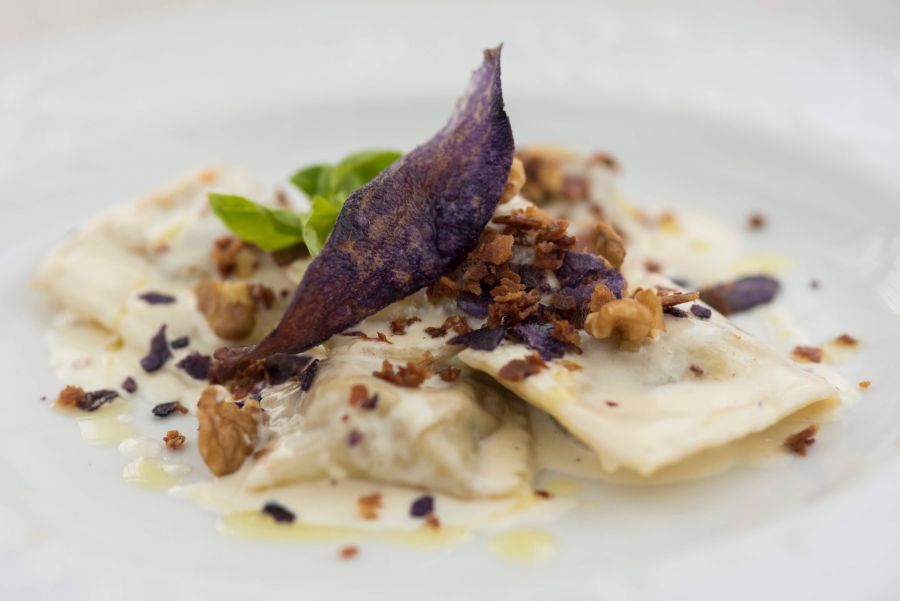 Pasta noci e formaggio