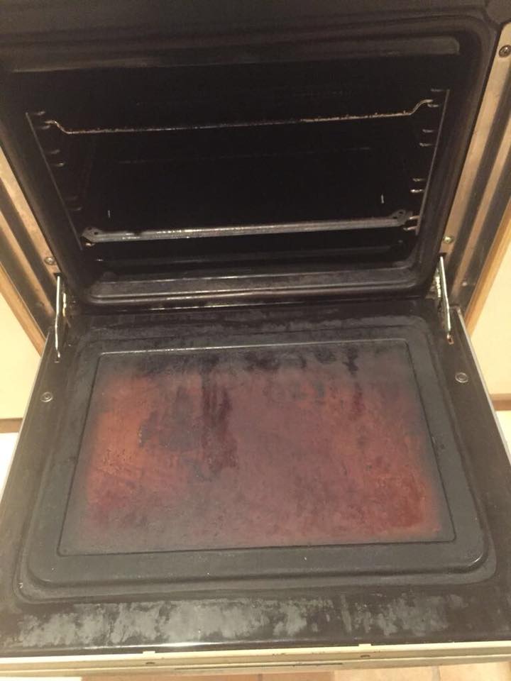 Grimy oven