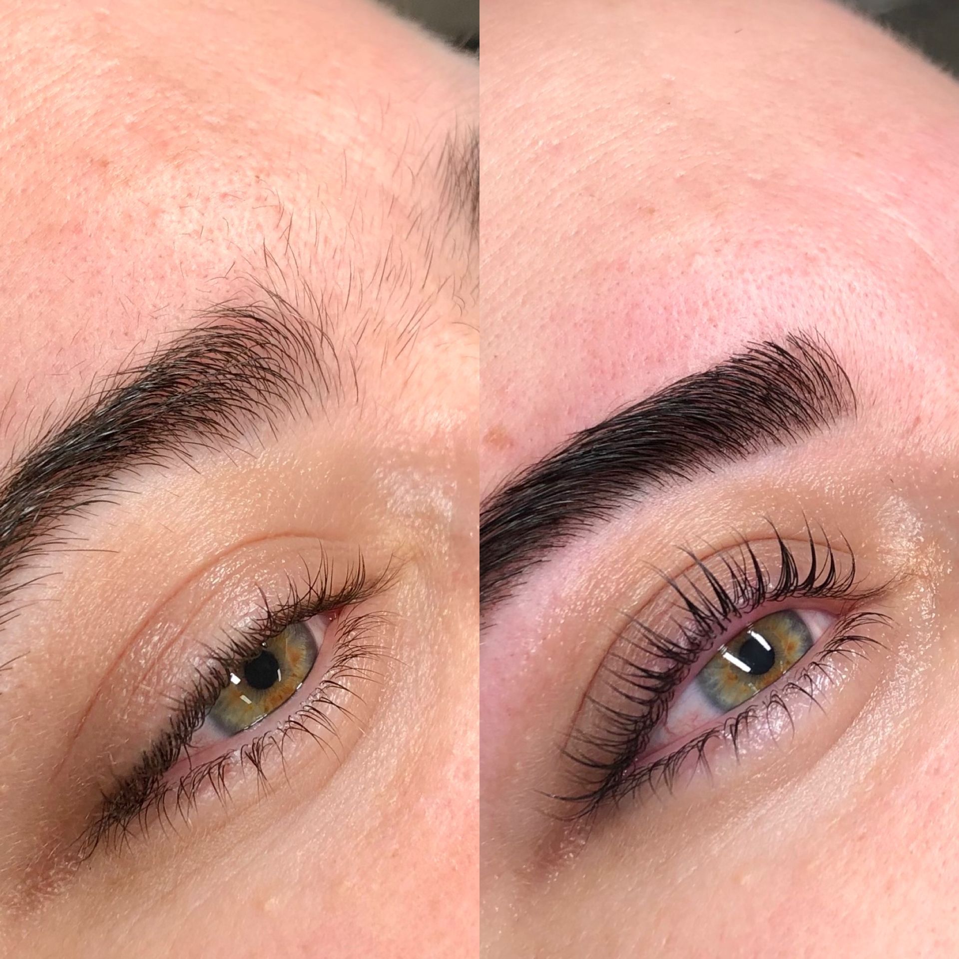 A Close Up Of A Woman's Face With Sculpted Eyebrows And Brown Eyes — Bloom Skin Brows & Beauty In Bungalow, QLD